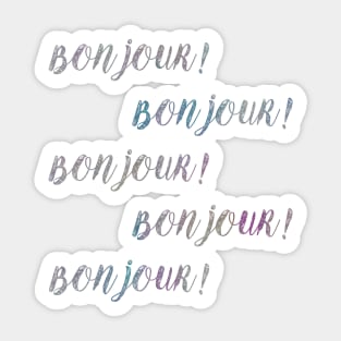 Bonjour! Bonjour! Sticker